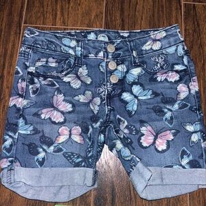 SO Kids Butterfly Denim Shorts